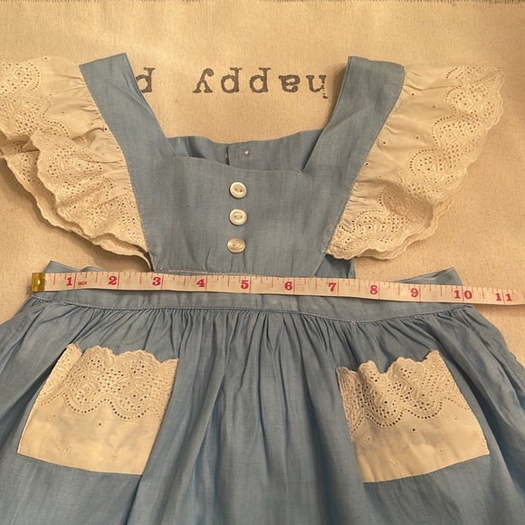Vintage Child’s  Pinafore/ cotton/ Handmade - Picture 14 of 14